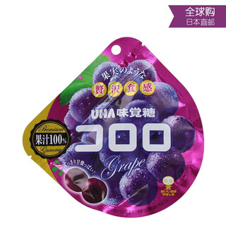 Japan uha taste candy cororo 100% fruit juice candy 48g purple grape flavor