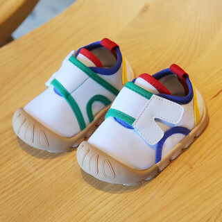 2025 spring and autumn new baby toddler shoes for boys and girls, soft-soled breathable infant and toddler cloth shoes that will not fall off hnx qb66 green 14 size 14 inner length 12cm