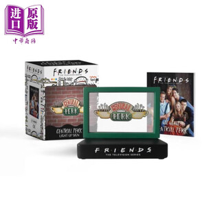 老友记中央公园咖啡馆指南与亮灯标志 英文原版 Friends Central Perk Light Up Sign Michelle Morgan