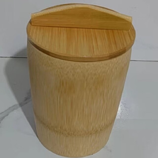 Fantasy sichuan bamboo steamer steamed rice fresh handmade household bamboo steamer with lid bamboo tube rice bamboo steamer diameter 16-17cm height 25cm