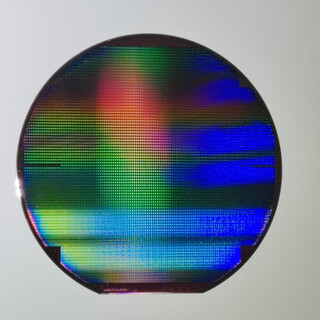 Crystal cpu wafer wafer photolithography integrated circuit chip semiconductor silicon wafer teaching science test six inches 12 free acrylic bracket