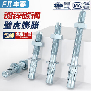Fengji galvanized high-strength and powerful car repair expansion screws gecko pull bolts for elevators m8m10m12m16m20 carbon steel galvanized m14*150-5 pcs