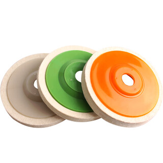 Blue phoenix wool wheel mirror polishing wheel wool ball stainless steel metal wool polishing sheet 100*16 angle grinder polishing sheet 100 wool wheel (10 pieces)