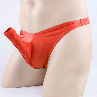 Roselex private delivery sexy men's sexy underwear men's thong underwear fully transparent t pants passion red