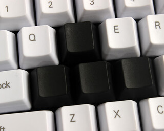 PBT个性OEM高度机械键盘键帽MX轴红色彩色无刻ESC WASD彩色方向键 WASD黑色（四颗）