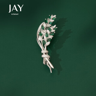 Jay wheat ear brooch, high-end female corsage brooch, birthday gift for elders, mother and mother-in-law