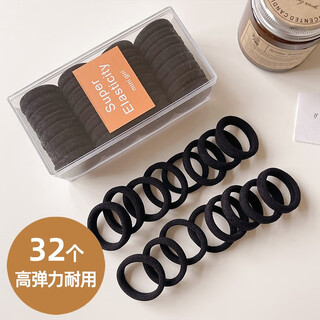Zhuo keke high elasticity seamless rubber band women's autumn and winter ponytail hair tie 2025 new simple temperament hair tie hair tie