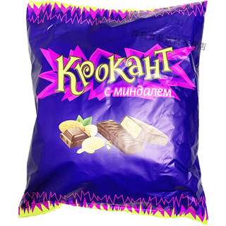 Shifangyi russian purple candy original imported snacks chocolate candy kdv purple candy chinese new year candy purple candy 500g (about 70 pieces)