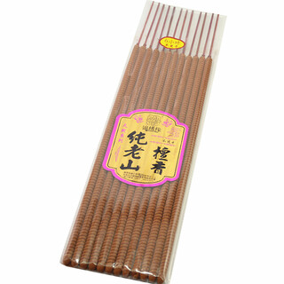 Luxu orange 4-6-8-12 hours natural laoshan sandalwood black agarwood temple long high incense buddhist incense offering incense coarse incense thread incense 6 hours 49 cm pure laoshan sandalwood 12 sticks original color preferred premium materials (buy 3+1 buy 5+2)
