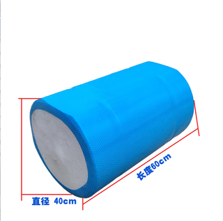 Lzjvlzjv breeding cage pontoon water platform fish farming tank floating bucket fishing foam boat round plastic floating platform to block pollution 40x60 medium density sealing film buoyancy 65kg l