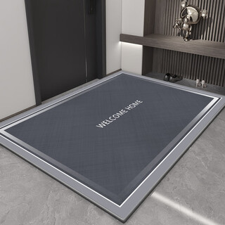 Budisi entrance door mats, entrance door mats, cuttable water-absorbent, non-slip door mats 80*50cm