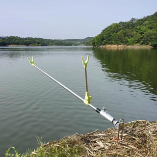 Aolong fort bracket stainless steel bracket fishing rod ground rack fishing rod ground fork supporter platform fishing rack rod fishing rod bracket