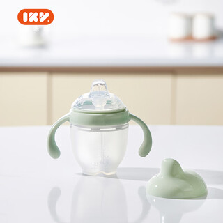 Igroway silicone duckbill cup ikv infant water cup straw cup 4-month-old baby learning drinking cup at the beginning of school 160ml green