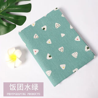 Jiazhilu tablecloth cotton and linen small fresh rectangular tablecloth tea table cloth tablecloth ins style desk cloth student dormitory rice ball water green 200*150cm