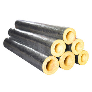 Aluminum foil glass wool insulation pipe, high temperature resistant steam pipe, rock wool insulation pipe, aluminum foil insulation pipe, 1 meter q1sn4969, inner diameter 27* wall thickness 40mm