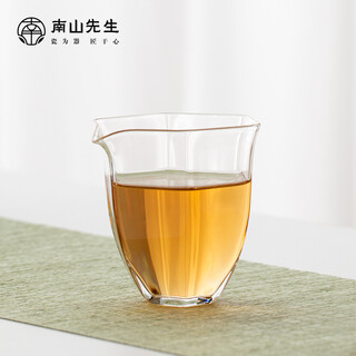 Mr. nanshan kungfu tea set accessories heat-resistant glass tea sea tea ceremony accessories hexagonal glass fair cup hexagonal glass fair cup