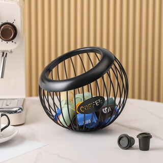 Kawashimaya (kawasimaya) capsule coffee storage box pantry desktop bar rack display shelf large capacity storage tank