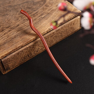 Tianqi century gold store style chinese style rosewood wooden hairpin new chinese style hairpin versatile daily hairpin wooden hairpin qingfeng