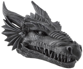 Design toscano stryker smoking dragon sculpture incense box