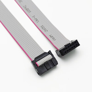 Throwing stones fc8p/10p/14p/20p/26p idc cable, two pack, gray cable, 2.54mm pitch, 12p 10cm (two pieces)