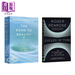 罗杰 彭罗斯宇宙学作品 2本套装 英文原版 Roger Penrose 通向实在之路 宇宙的轮回