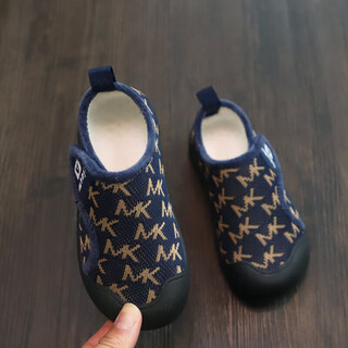 Ruiyang children's second cotton shoes children's kindergarten indoor shoes children's shoes baby shoes soft sole floor toddler shoes navy blue 7991 winter second cotton shoes size 28 the inner length of the shoe is about 17.6