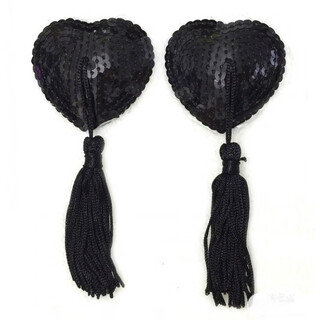 Ji yu european and american iron ring sexy bundle patent leather pu one-piece uniform cherry temptation tassel chest paste one size