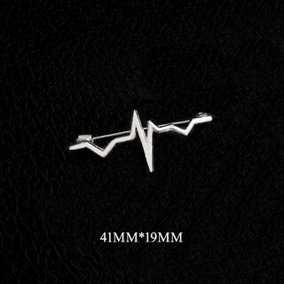 Ekustyee bioelement dna brooch metal badge student bag clothes pin medical student gift accessory ekg brooch 1