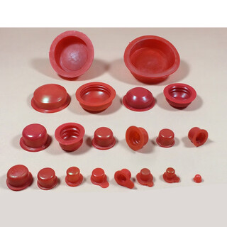 Ruilima oil cylinder dust plug plug pipe plug hole plug rubber plug rubber internal thread protective sleeve rubber plug g1/8 (100 pieces)