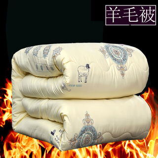 Wool quilt winter quilt thickened and warm cashmere camel quilt core camel hair quilt double 8 jin jin equals 0.5 kg / 10 jin jin equals 0.5 kg yellow 220*240 quilt 8 jin jin equals 0.5 kg