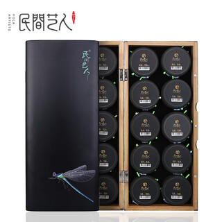 Folk artist paulownia main line box 20-shaft set with tied finished fishing line fishing line set main line