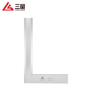 Three-quantity high-precision stainless steel right-angle ruler 50-300mm knife-edge square ruler 90-degree angle ruler knife-edge turning ruler jd421 300*200mm