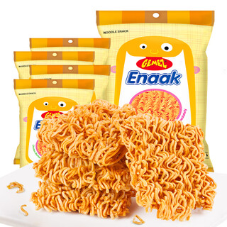 Gemez imported chicken dry noodles from indonesia, instant noodles, dry noodles, snacks, barbecue chicken flavor, 4 packs
