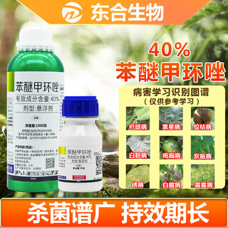 东合生物40%苯醚甲环唑挫叶斑病白粉锈病果树蔬菜花卉杀菌剂农药炭疽病50g