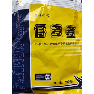 Veterinary zaiduoduo 1 fox, mink, raccoon dog, cat and dog breeding period special premix, concentrated estrus and high breeding rate