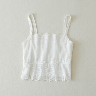 Doqianzi white girl student lace anti-exposure beautiful back suspender sports vest short wrap bra tube top bottoming underwear white one size 80-120jin jin is equal to 0.5 kg