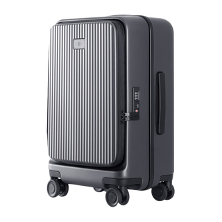 90% new mijia xiaomi luggage 20-inch men's trolley case women's boarding case side flip suitcase universal wheel password box carbon black