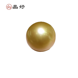 Anmi love natural seawater pearl south sea gold bead single bead golden pearl bare bead custom model gold 14-15mm