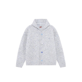 F426 national fashion brand high-end early autumn new style irregular special-shaped button hooded cardigan sweater blue m