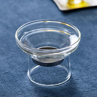 Yihutea (yihutea) tea leakage stainless steel tea filter funnel filter tea white porcelain tea filter kungfu tea set accessories household tea separator glass tea leakage