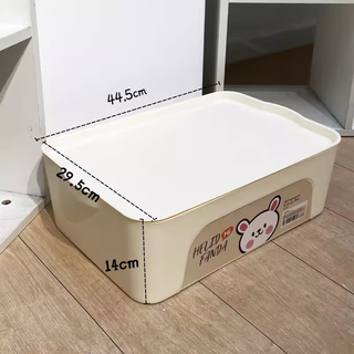 Worthbuy storage box home storage clothes large capacity storage box toy book storage box plastic backup storage box fanfantu-medium size