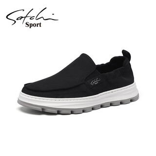 Shachi sports slip-on business men's shoes 2026 spring and summer soft-soled casual shoes lazy shoes driving shoes