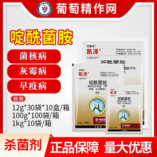 巴斯夫德国巴斯夫 凯泽 啶酰菌胺葡萄草莓灰霉病油菜菌核病农药杀菌剂 12g