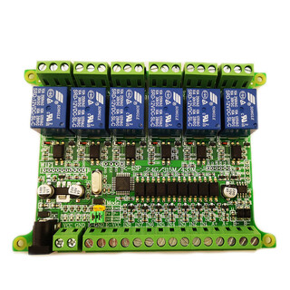 1/2/3/4/6/8/12-channel modbus relay module switching input and output rs485/ttl/plc 6-channel output + 6-channel input 5v