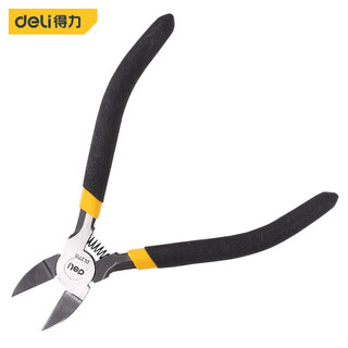 Deli diagonal pliers, water mouth pliers can cut steel wire, diagonal mouth wire cutters, offset pliers, labor-saving wire pliers for electricians, water mouth pliers 6 inches dl2706