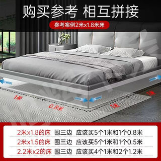 Raft core bed bottom baffle, anti-cat sofa bottom, dust-proof cat shelf partition, pvc acrylic gap barrier artifact, 2-4cm higher than the actual bottom of the bed and stronger, baffle height 10cm