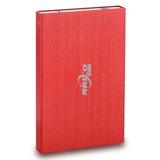 诺瑞科（NRICO） USB2.0移动硬盘 2.5英寸文件数据备份存储安全高速防震便携存储电视硬盘 红色 750GB