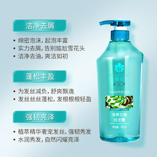 Bee&flower clarifying anti-dandruff shampoo strong, fluffy and light shampoo saponaria camellia seed oil essence shampoo