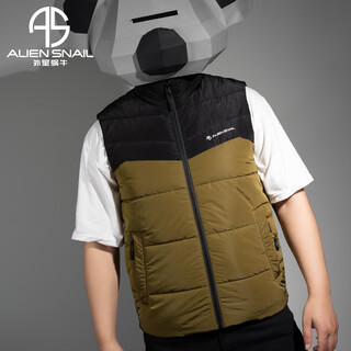 Alien snail electric heated vest washable winter motorcycle riding clothing for men and women warm motorcyclist clothes khaki green l