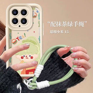 Shihan suitable for xiaomi 15 mobile phone case xiaomi15 protective cover high-end lens all-inclusive anti-fall anti-fingerprint creative painted protective case lens all-inclusive skin-friendly soft shell with lanyard